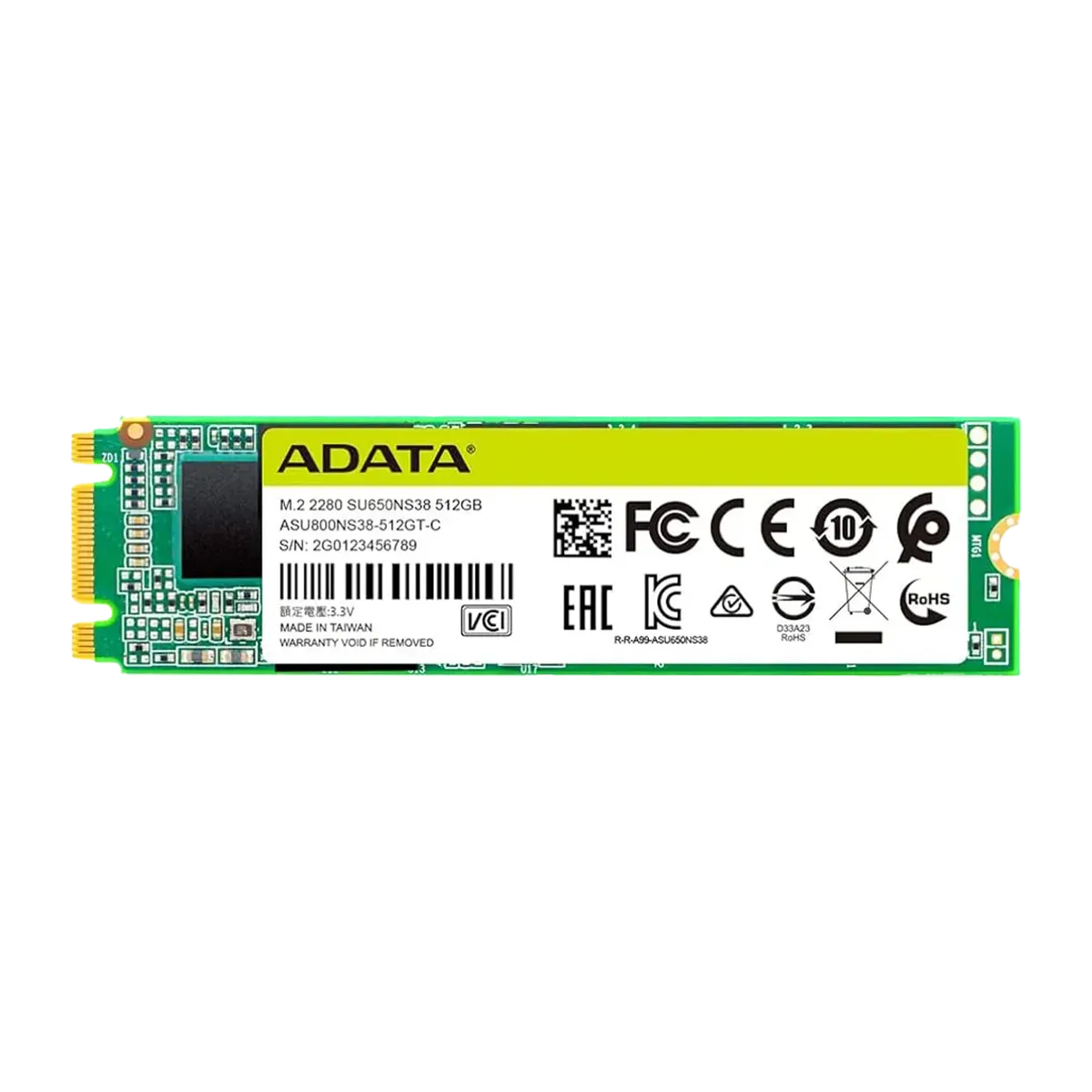 حافظه SSD ای دیتا اکبند مدل ADATA SU650 Ultimate M.2 2280 512GB