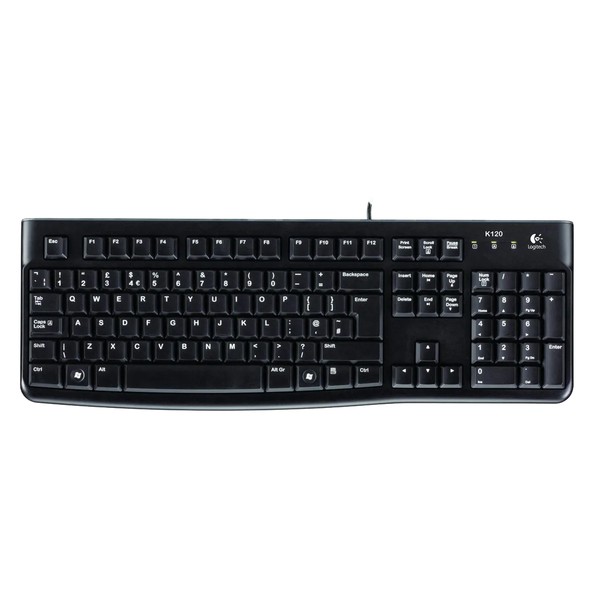 کیبورد با سیم لاجیتک آکبند مدل Logitech K120