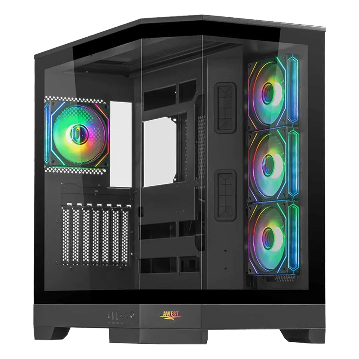 کیس کامپیوتر اوست آکبند مدل AWEST GT-AQ1-MB