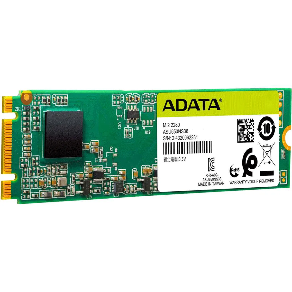 حافظه SSD ای دیتا اکبند مدل ADATA SU650 Ultimate M.2 2280 512GB