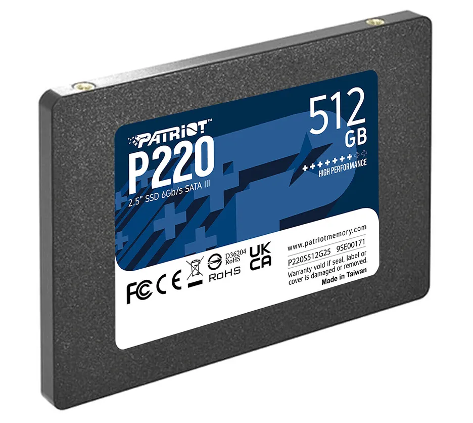 حافظه SSD پاتریوت اکبند مدل Patriot P220 512GB