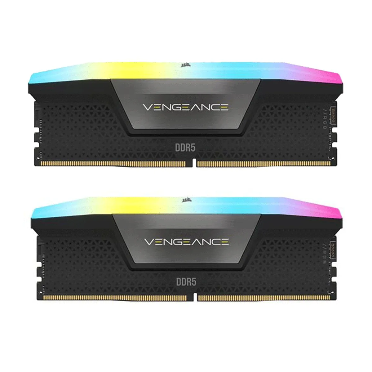 حافظه رم دسکتاپ کورسیر اکبند مدل CORSAIR VENGEANCE RGB 32GB DDR5 5200Mhz Dual CL40