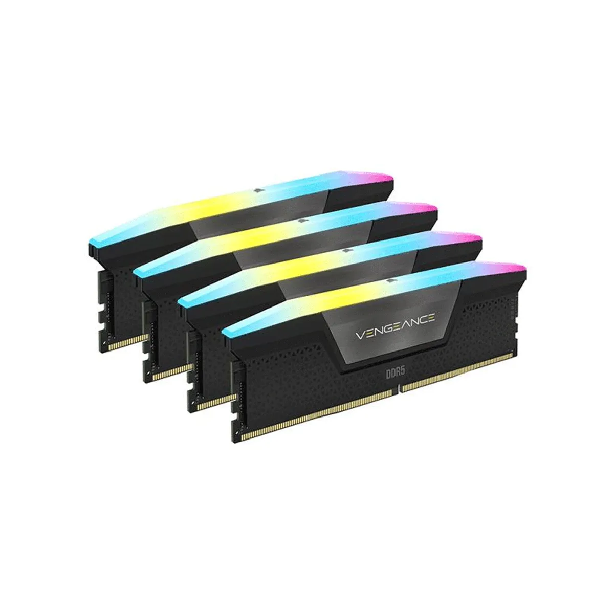 حافظه رم دسکتاپ کورسیر اکبند مدل CORSAIR VENGEANCE RGB 32GB DDR5 5200Mhz Dual CL40