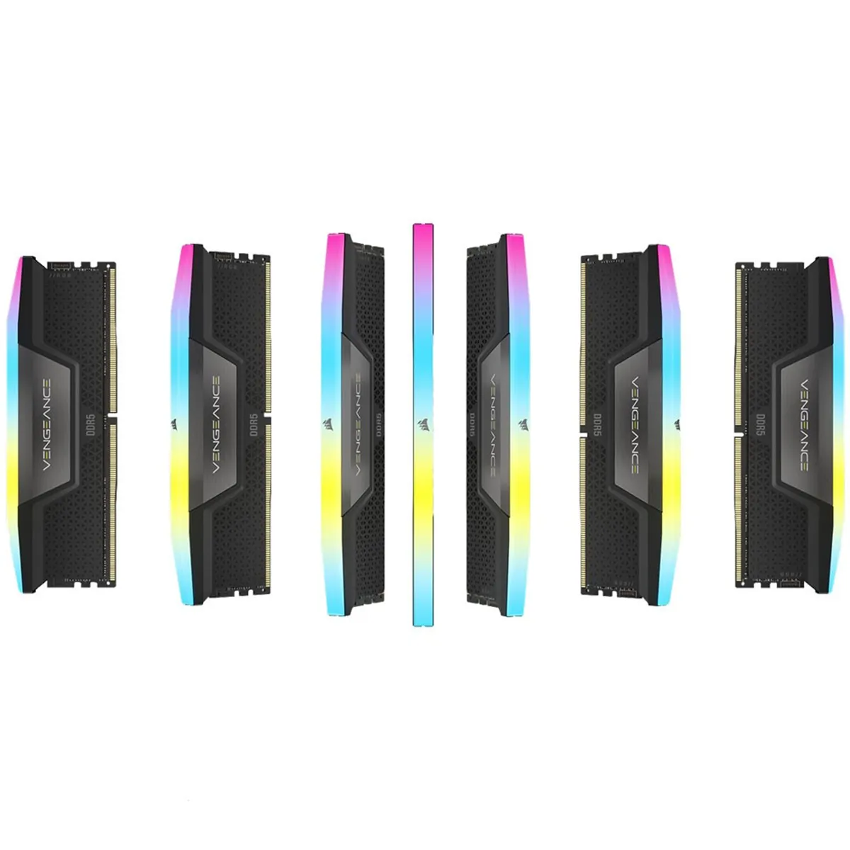 حافظه رم دسکتاپ کورسیر اکبند مدل CORSAIR VENGEANCE RGB 32GB DDR5 6000Mhz Dual CL36