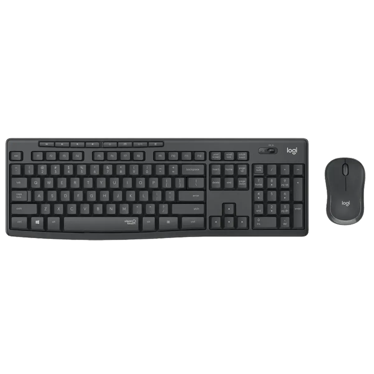 کیبورد و ماوس بی سیم لاجیتک آکبند مدل Logitech MK295 Silent