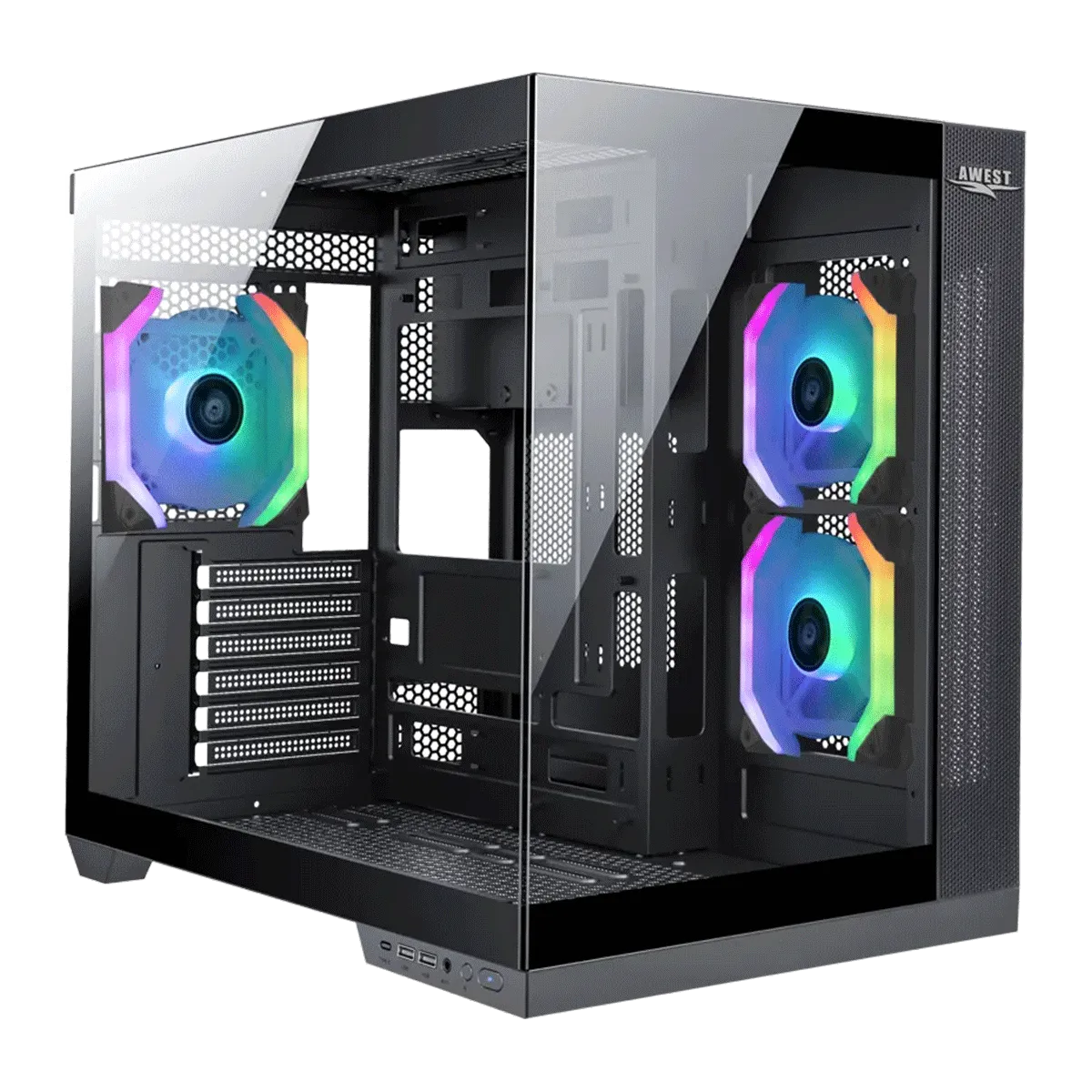 کیس کامپیوتر اوست آکبند مدل AWEST GT-AQ12-MB