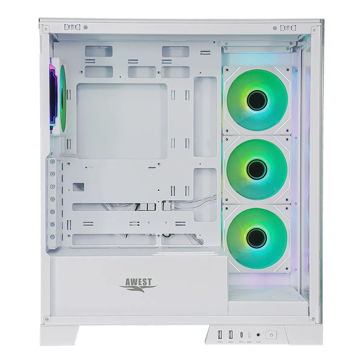 کیس کامپیوتر اوست آکبند مدل AWEST GT-AQ16-MW