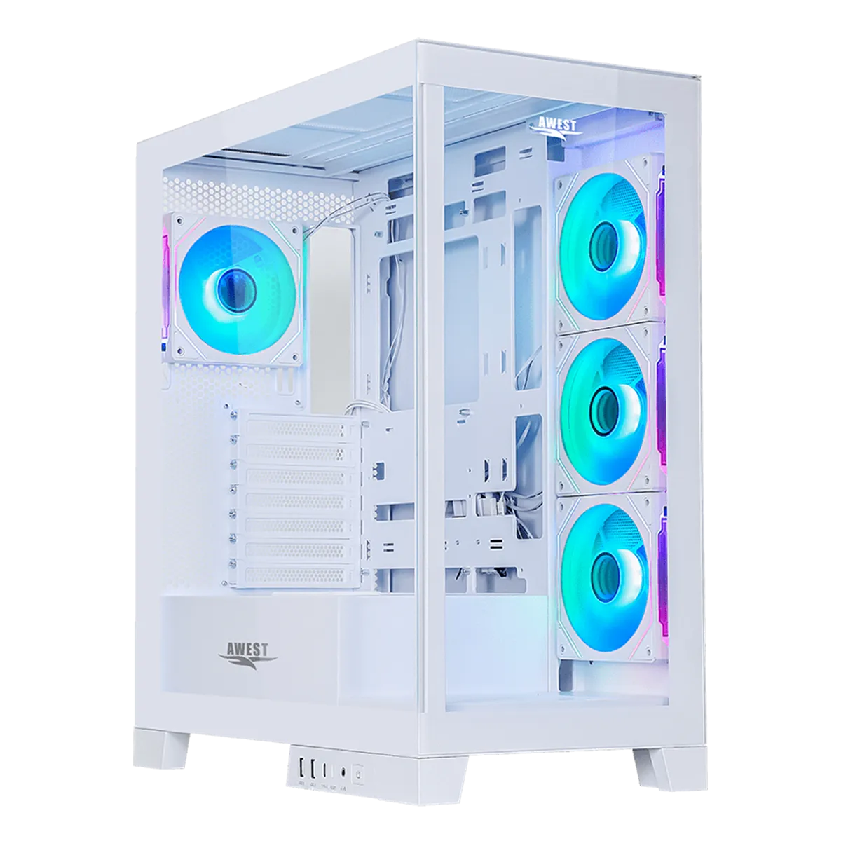 کیس کامپیوتر اوست آکبند مدل AWEST GT-AQ16-MW