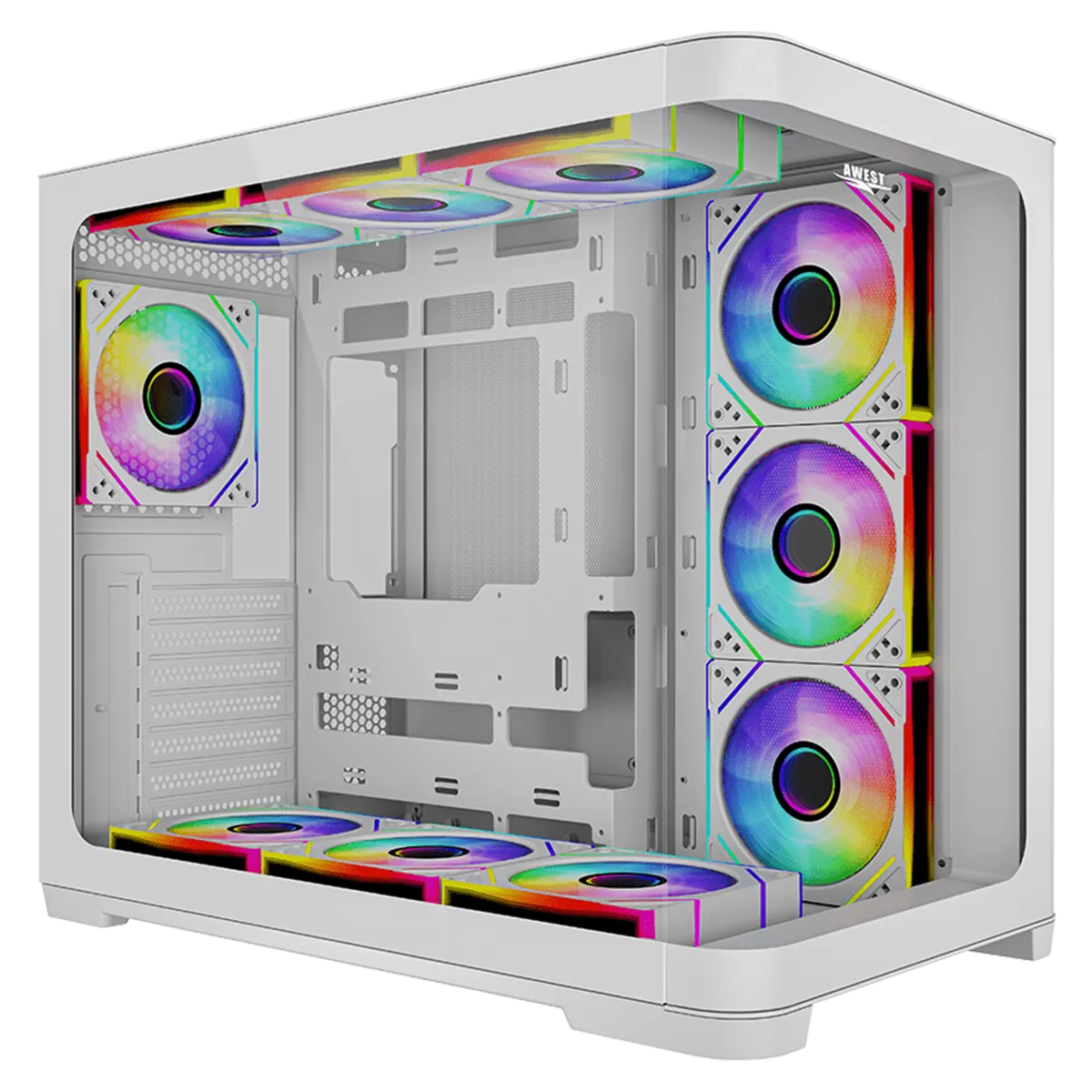 کیس کامپیوتر اوست آکبند مدل AWEST GT-AQ18 White