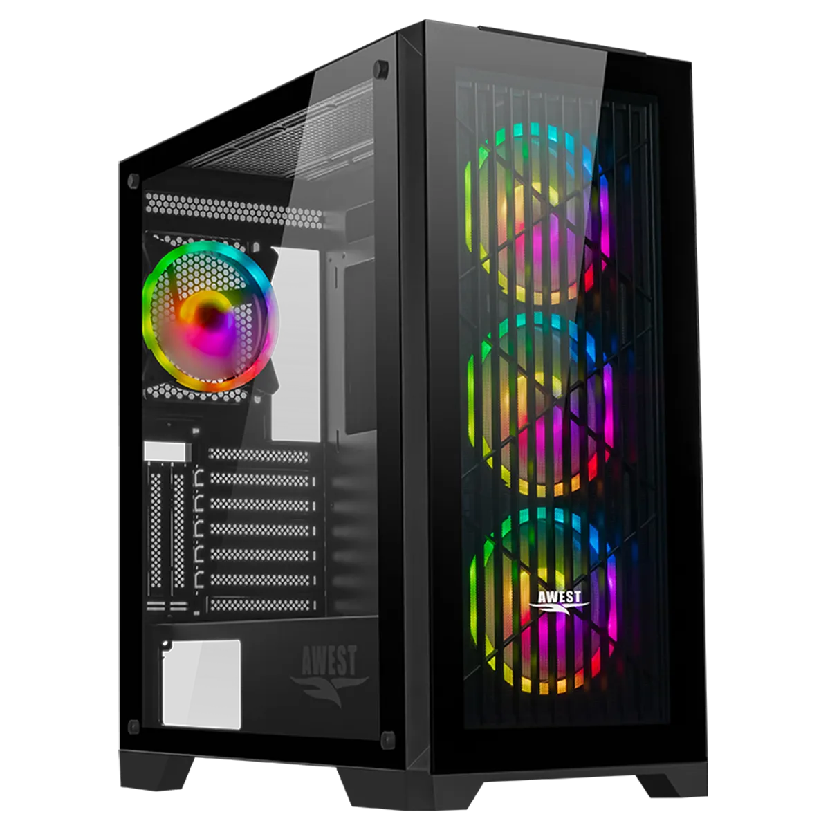 کیس کامپیوتر اوست آکبند مدل AWEST GT-AV312-MB