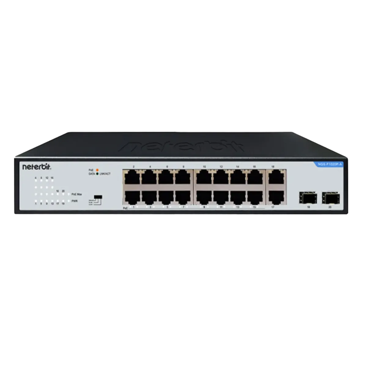 سوئیچ 20 پورت نتربیت آکبند مدل Neterbit NGS-F1020P-A