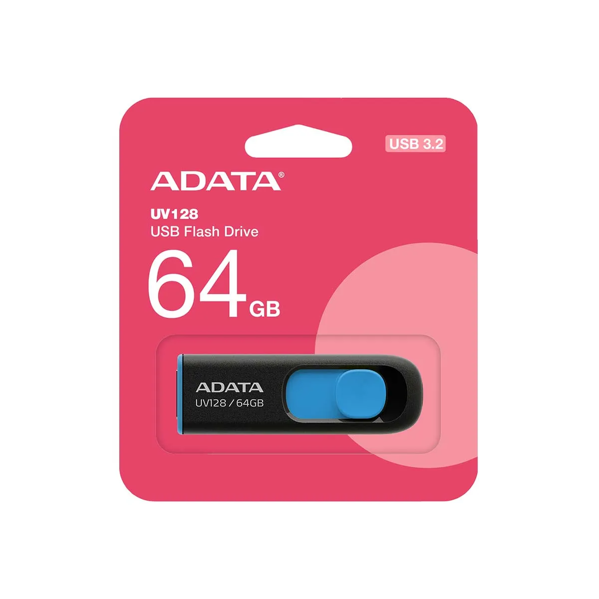 فلش مموری ای دیتا اکبند مدل ADATA UV128 64GB
