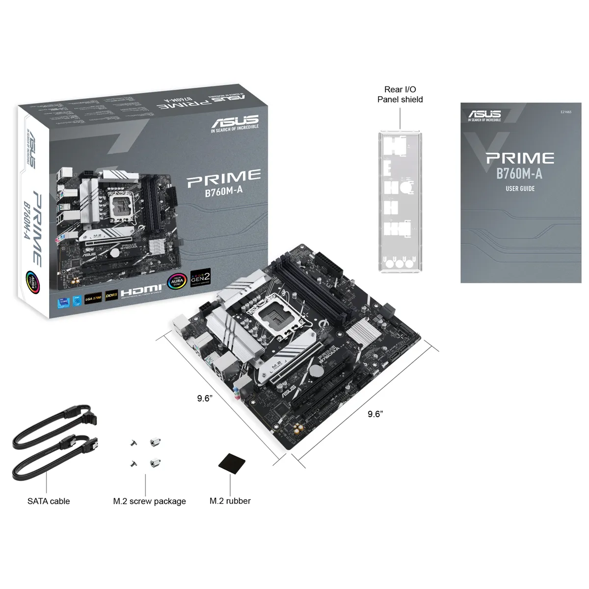 مادربرد ایسوس آکبند مدل ASUS PRIME B760M-A