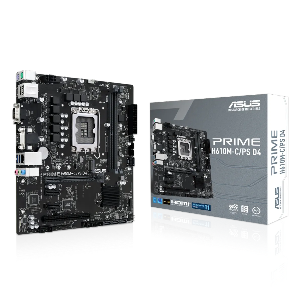 مادربرد ایسوس آکبند مدل ASUS PRIME H610M-C/PS D4
