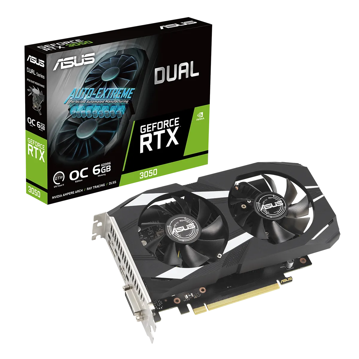 کارت گرافیک ایسوس آکبند مدل ASUS GeForce Dual RTX 3050 OC 6GB