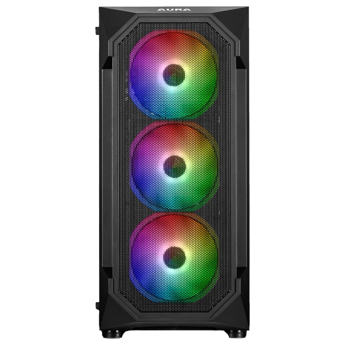 کیس کامپیوتر گیم دیاس آکبند مدل GAMDIAS AURA GC1 ELITE ARGB